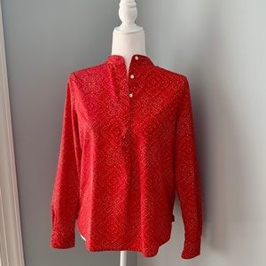 Woman’s Ralph Lauren Petites Long Sleeve Red PS